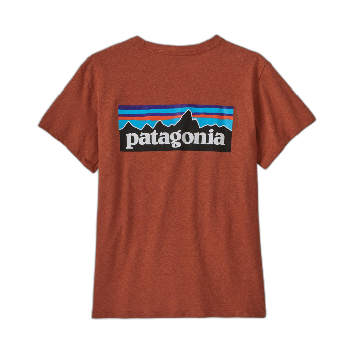 Koszulka damska PATAGONIA P-6 Logo S/S /  czerwony