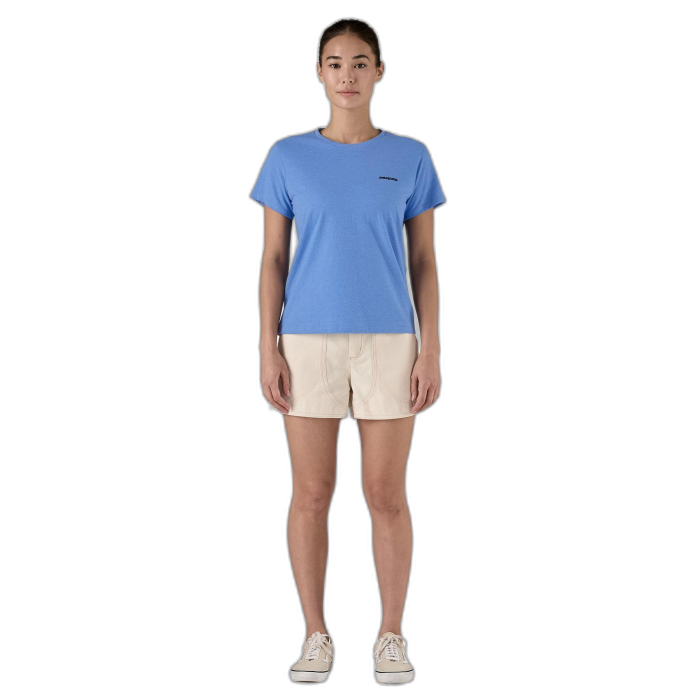 Koszulka damska PATAGONIA P-6 Logo S/S /  niebieski