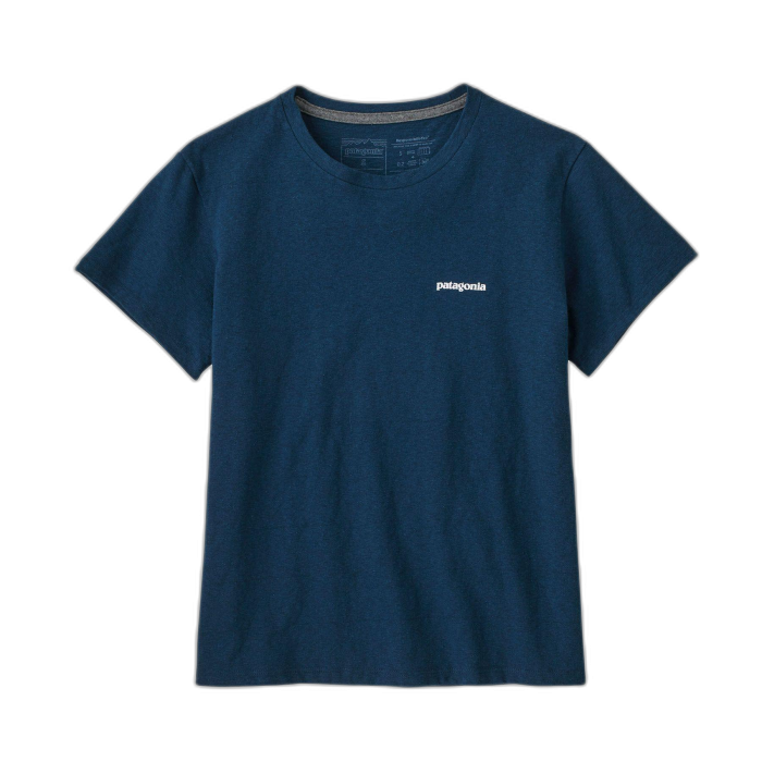 Koszulka damska PATAGONIA P-6 Logo S/S /  niebieski