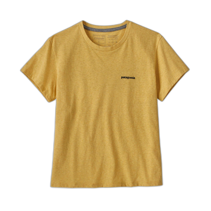 Koszulka damska PATAGONIA P-6 Logo S/S /  żółty
