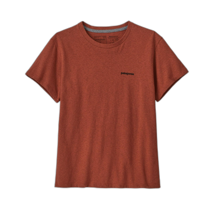 Koszulka damska PATAGONIA P-6 Logo S/S /  czerwony