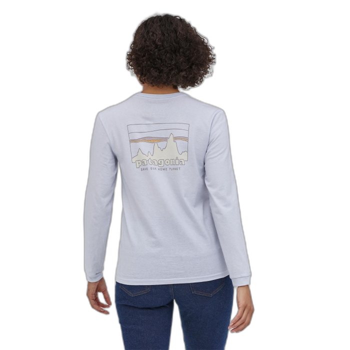 Koszulka damska PATAGONIA Skyline 73 L/S /  biały