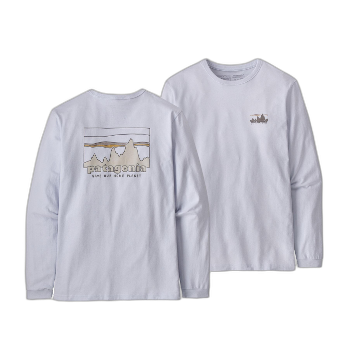 Koszulka damska PATAGONIA Skyline 73 L/S /  biały