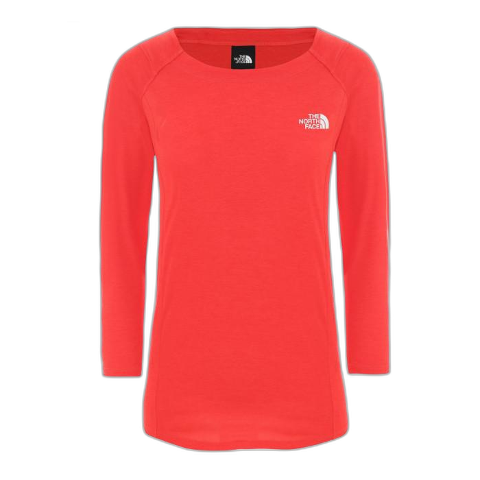 Koszulka damska THE NORTH FACE Hikesteller 3/4S /  czerwony