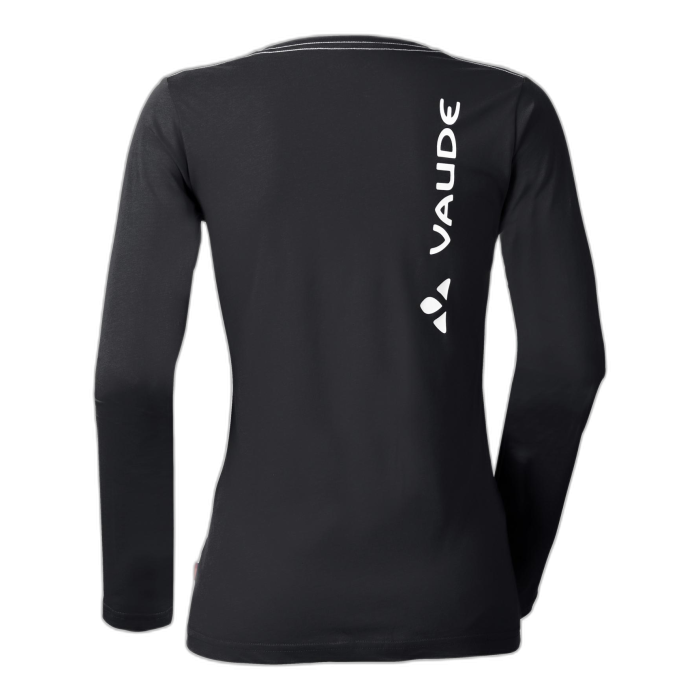 Koszulka damska VAUDE Brand LS blk /  czarny