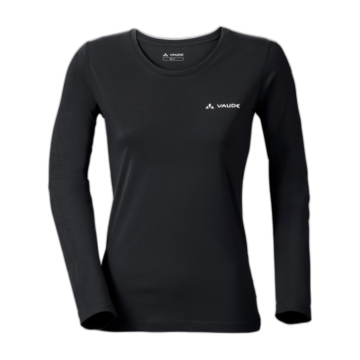 Koszulka damska VAUDE Brand LS blk /  czarny