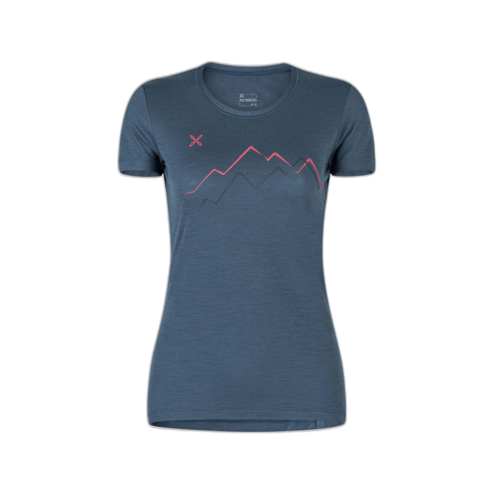 Koszulka MONTURA W Merino Skyline /  niebieski