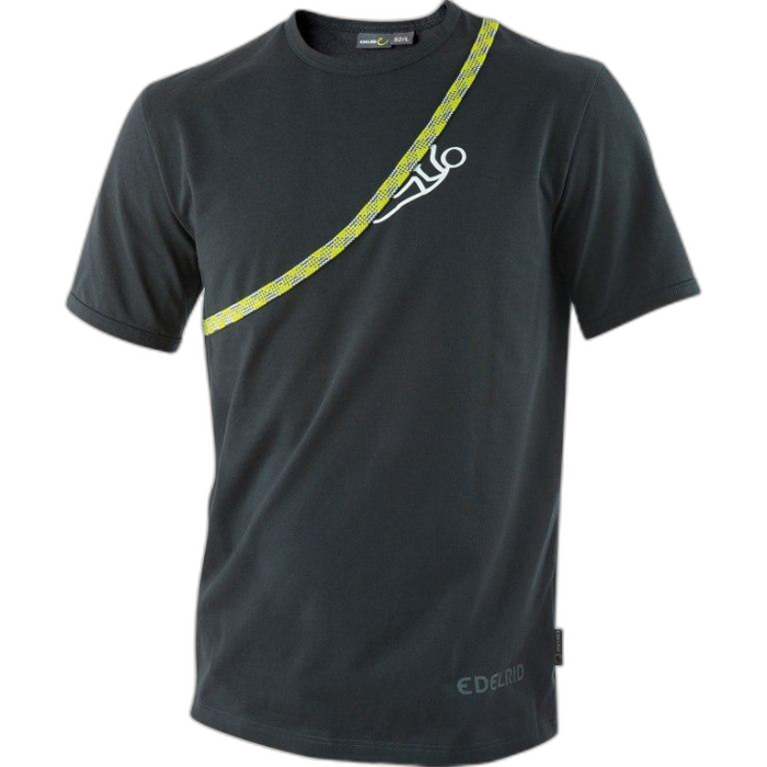 Koszulka męska EDELRID Rope T /  czarny