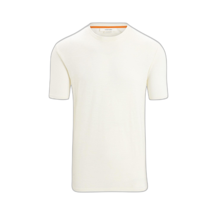 Koszulka męska ICEBREAKER Merino Linen SS 56OQ /  biały