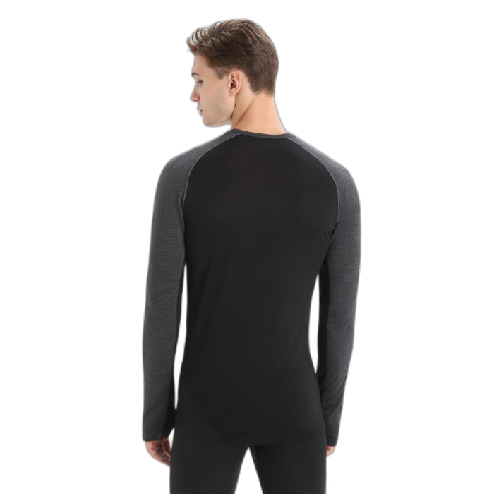 Koszulka męska ICEBREAKER ZoneKnit 125 LS 56H3 /  czarny