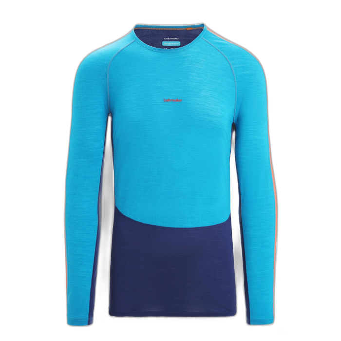 Koszulka męska ICEBREAKER ZoneKnit 125 LS 56H3 /  niebieski