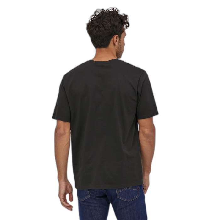 Koszulka męska PATAGONIA Back For Good Organic S/S /  czarny