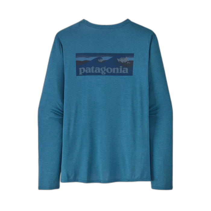 Koszulka męska PATAGONIA Capilene Cool Daily Graphic L/S /  niebieski