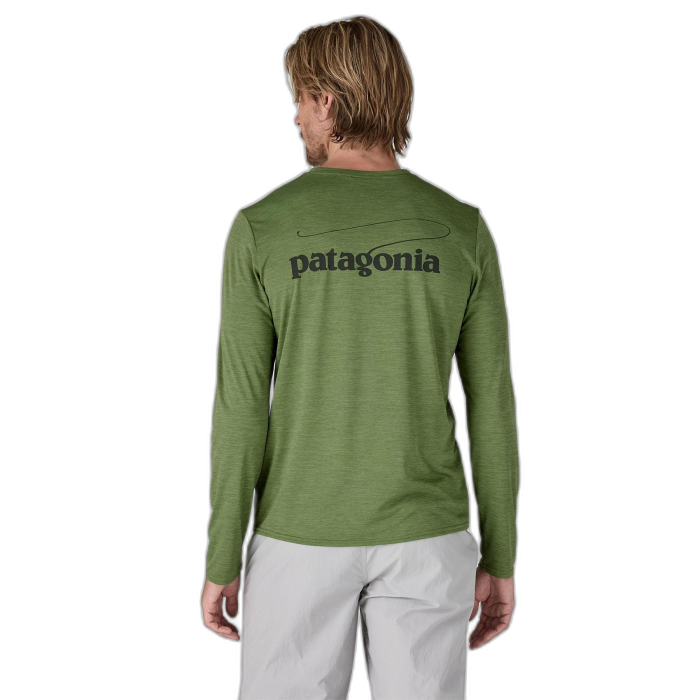 Koszulka męska PATAGONIA Capilene Cool Daily Graphic L/S /  zielony