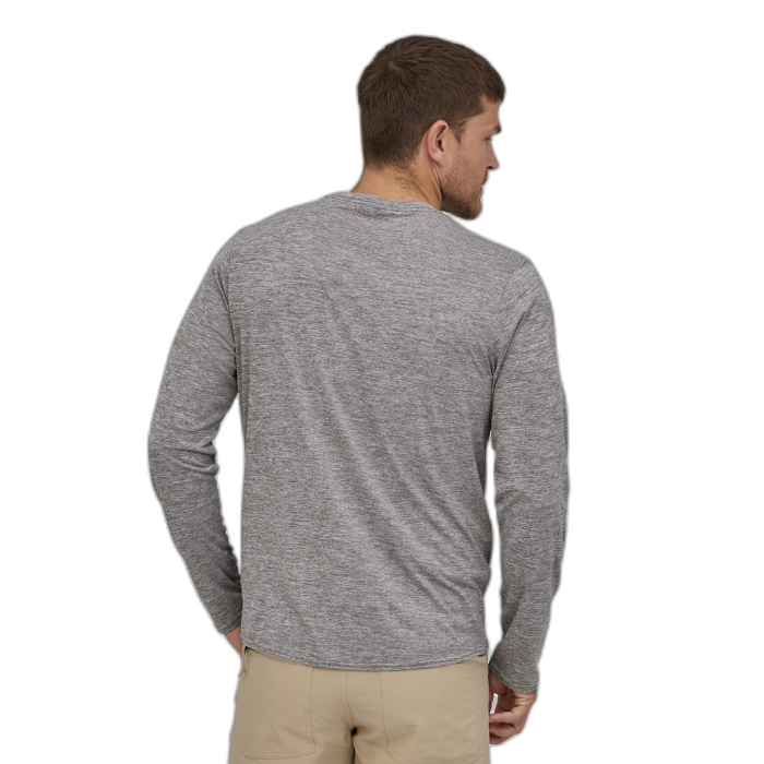 Koszulka męska PATAGONIA Capilene Cool Daily Graphic L/S /  szary