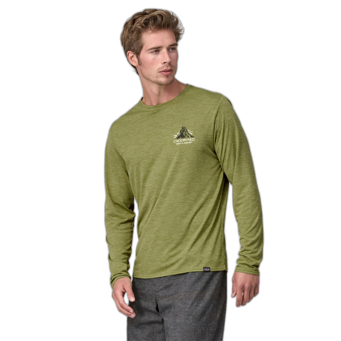Koszulka męska PATAGONIA Capilene Cool Daily Graphic L/S /  zielony