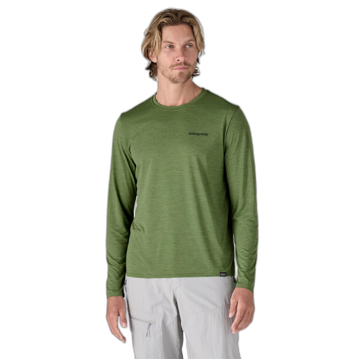 Koszulka męska PATAGONIA Capilene Cool Daily Graphic L/S /  zielony