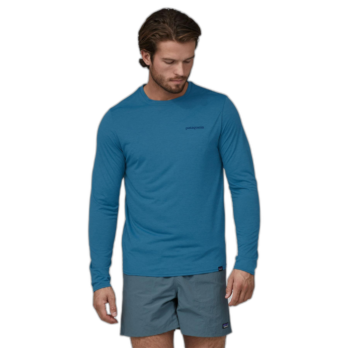 Koszulka męska PATAGONIA Capilene Cool Daily Graphic L/S /  niebieski