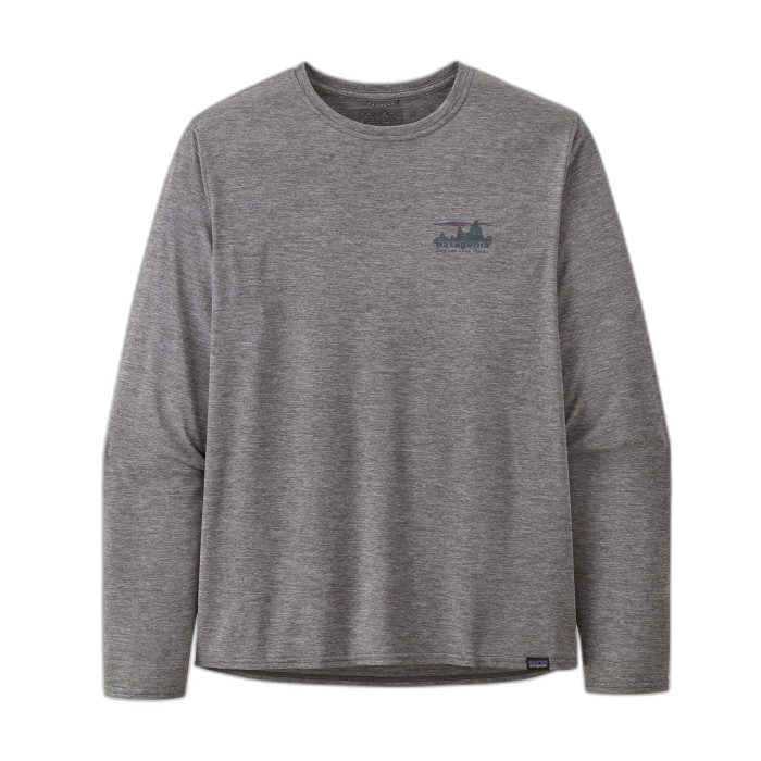 Koszulka męska PATAGONIA Capilene Cool Daily Graphic L/S /  szary