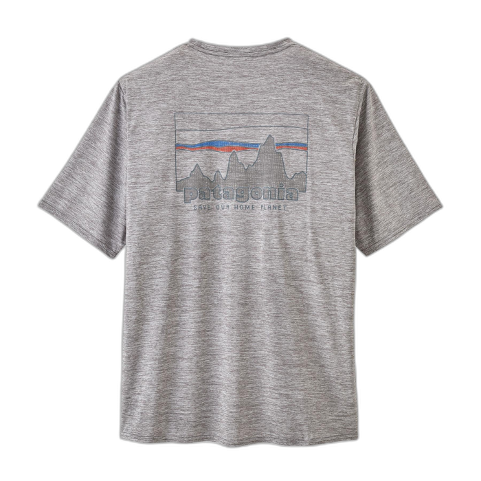 Koszulka męska PATAGONIA Capilene Cool Daily Graphic S/S /  szary