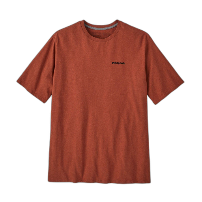 Koszulka męska PATAGONIA P-6 Logo S/S /  czerwony