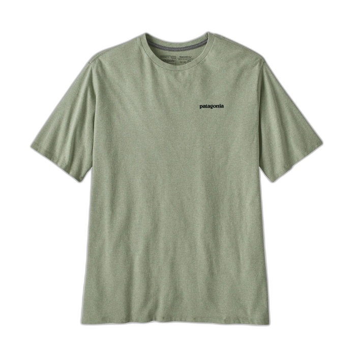 Koszulka męska PATAGONIA P-6 Logo S/S /  zielony