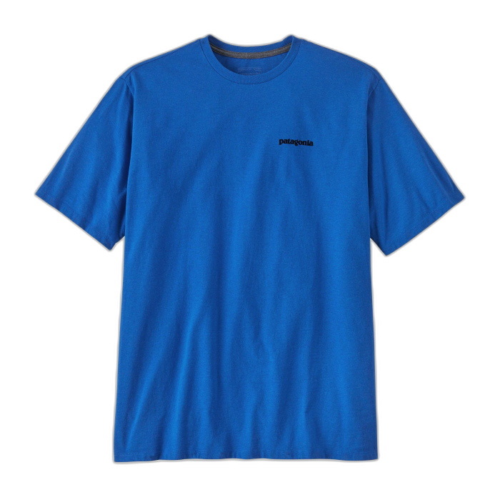 Koszulka męska PATAGONIA P-6 Logo S/S /  niebieski