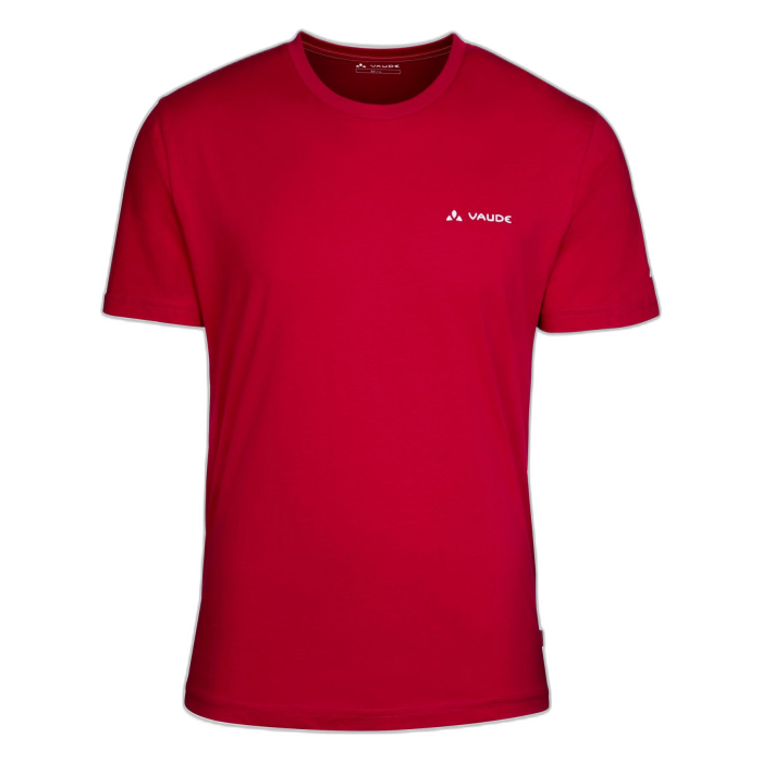 Koszulka męska VAUDE Brand SS Red /  czerwony