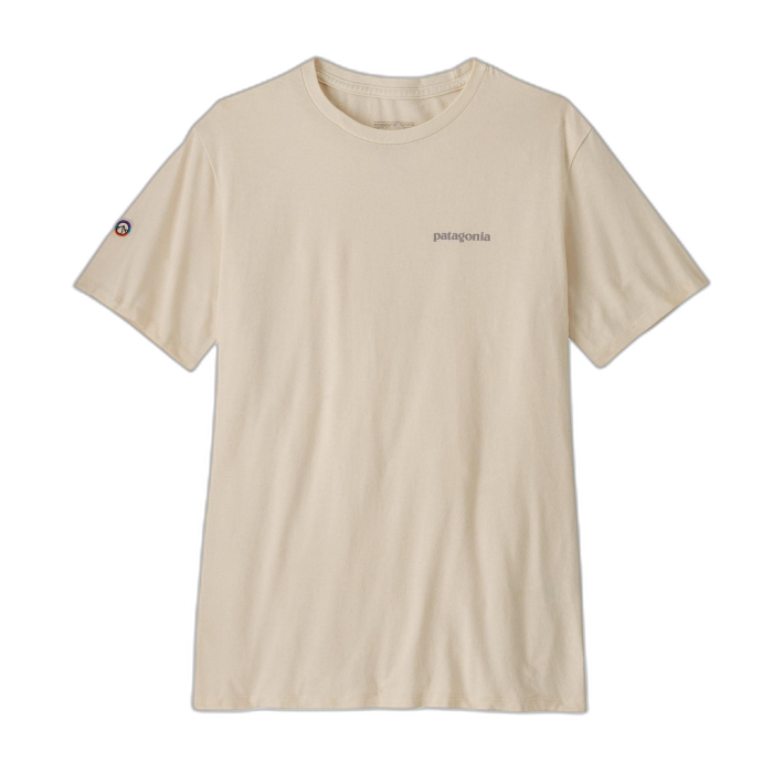 Koszulka unisex PATAGONIA Fitz Roy Icon S/S /  biały