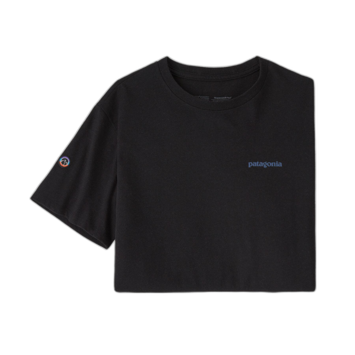 Koszulka unisex PATAGONIA Fitz Roy Icon S/S /  czarny