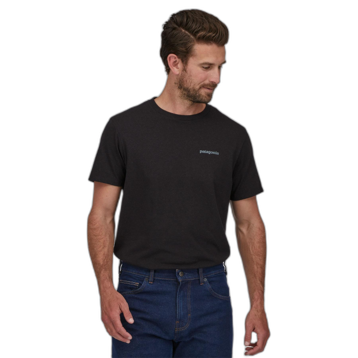 Koszulka unisex PATAGONIA Fitz Roy Icon S/S /  czarny