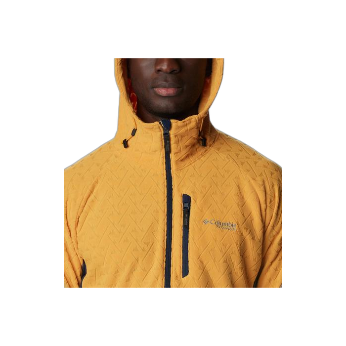 Kurtka COLUMBIA AO9361 Titan Pass 3.0 Hooded /  żółty