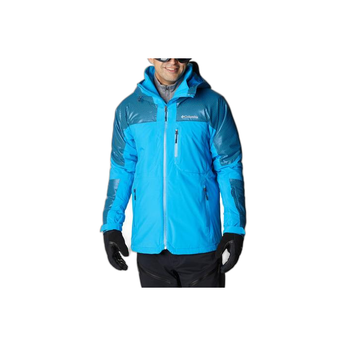 Kurtka COLUMBIA WO7807 Snow Slab Black Dot /  niebieski