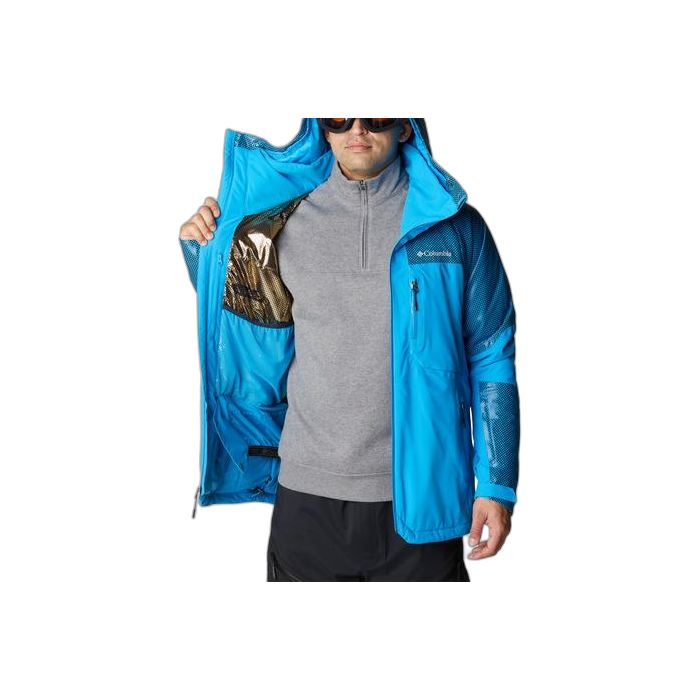 Kurtka COLUMBIA WO7807 Snow Slab Black Dot /  niebieski