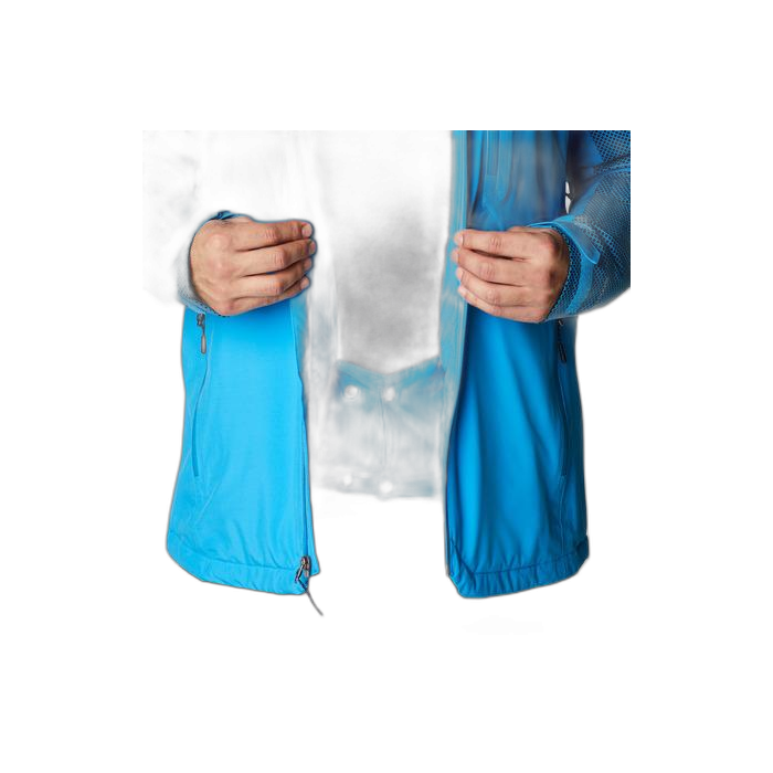 Kurtka COLUMBIA WO7807 Snow Slab Black Dot /  niebieski