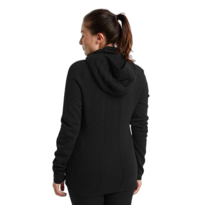 Kurtka damska ICEBREAKER Zone Knit Hoody 0A59HG /  czarny