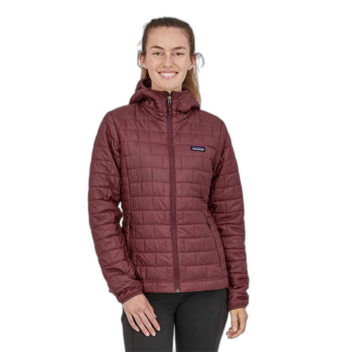 Kurtka damska PATAGONIA Nano Puff Hoody /  czerwony