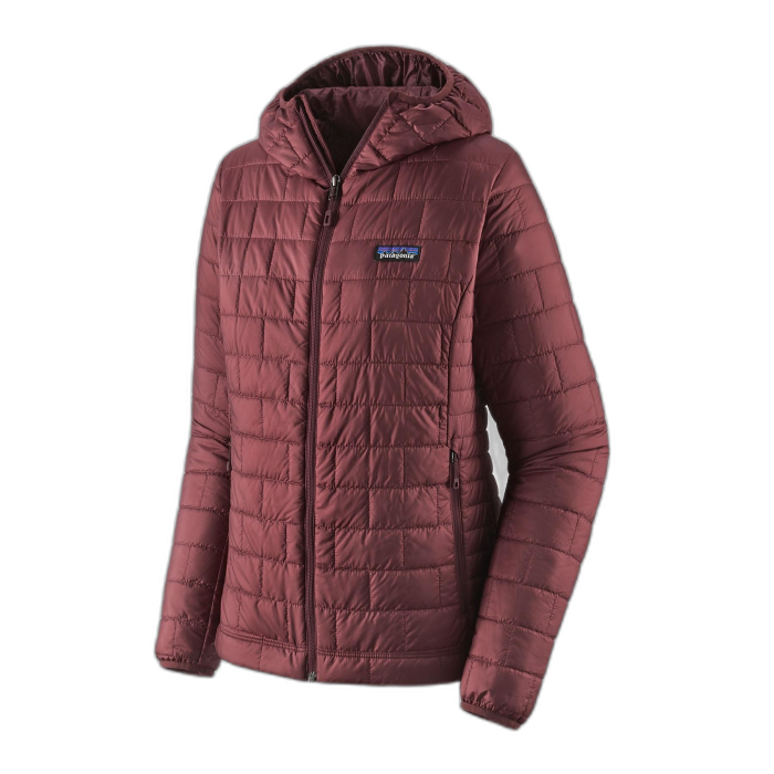 Kurtka damska PATAGONIA Nano Puff Hoody /  czerwony