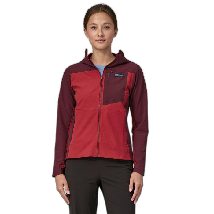 Kurtka damska PATAGONIA R1 Cross Strata HD /  czerwony
