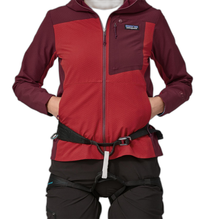 Kurtka damska PATAGONIA R1 Cross Strata HD /  czerwony
