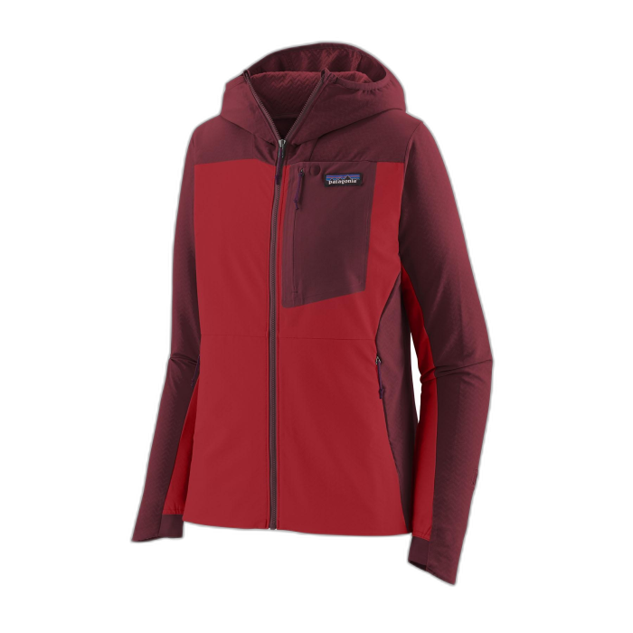 Kurtka damska PATAGONIA R1 Cross Strata HD /  czerwony