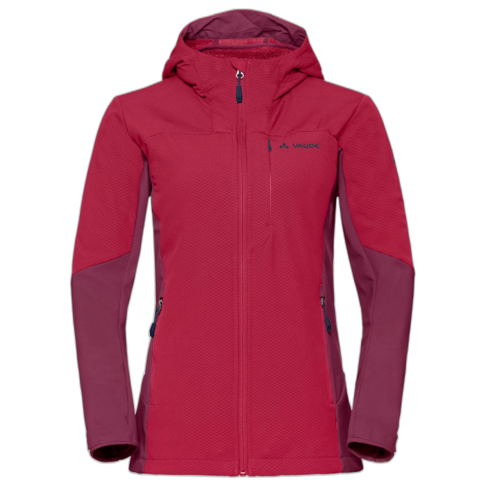 Kurtka damska VAUDE Miskanti Softshell /  czerwony