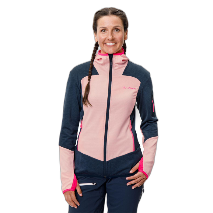 Kurtka damska VAUDE Monviso Fleece HD /  różowy