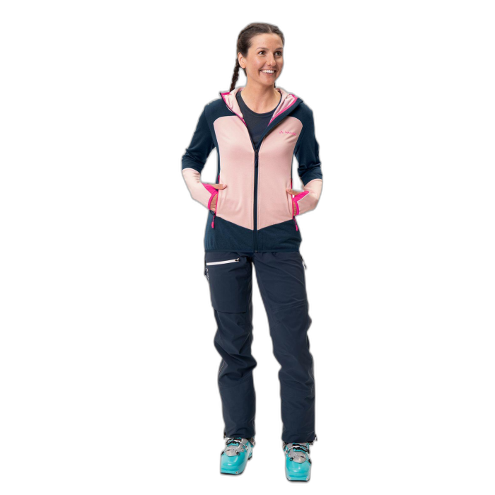 Kurtka damska VAUDE Monviso Fleece HD /  różowy