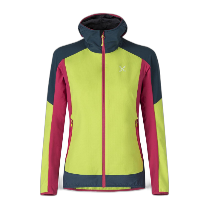 Kurtka MONTURA Premium Wind Hoody damska /  żółty