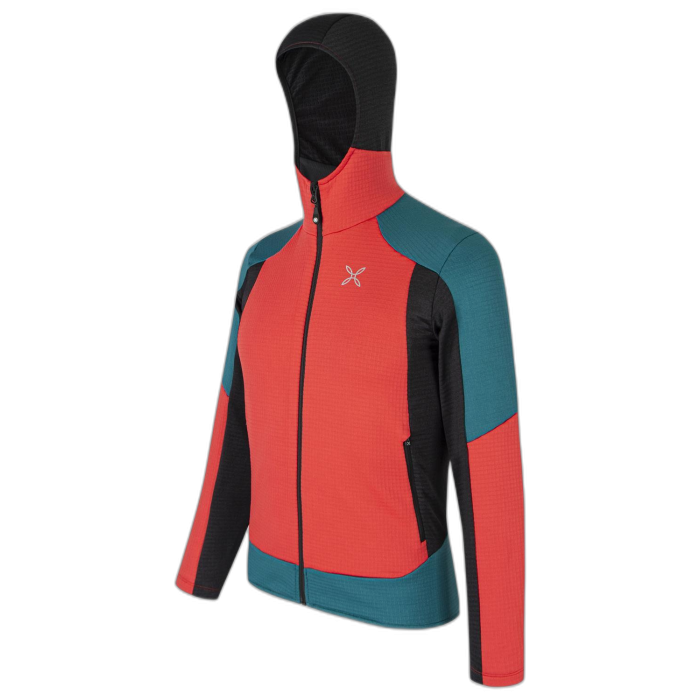 Kurtka MONTURA Str.Color Hoody /  czerwony