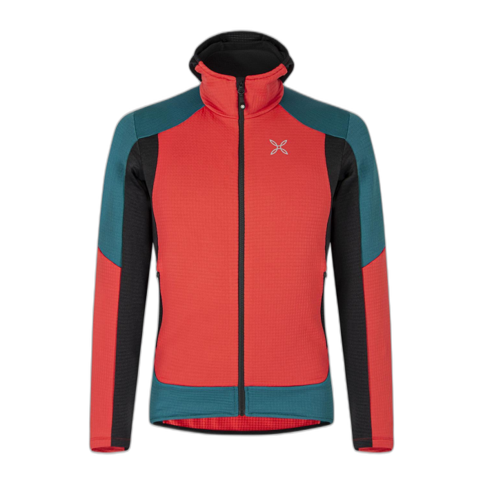 Kurtka MONTURA Str.Color Hoody /  czerwony