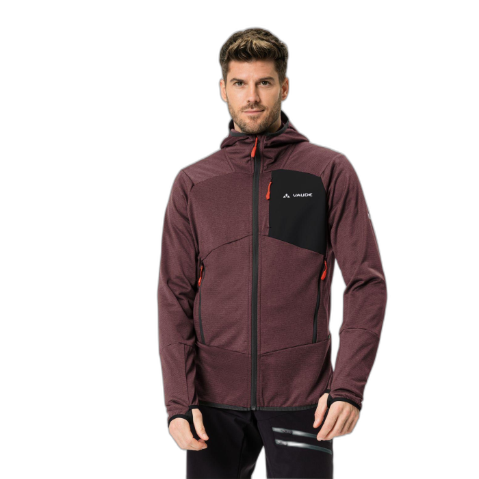 Kurtka męska VAUDE Monviso Fleece HD /  brązowy