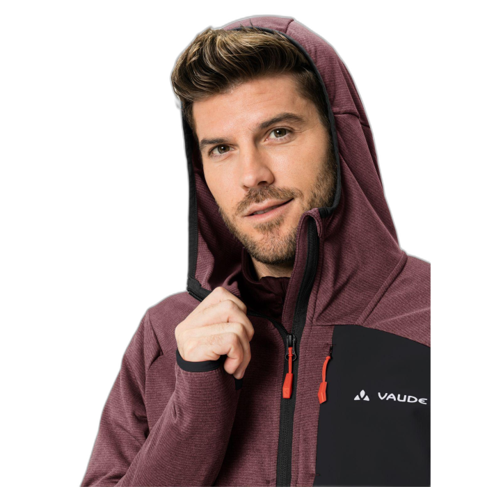 Kurtka męska VAUDE Monviso Fleece HD /  brązowy