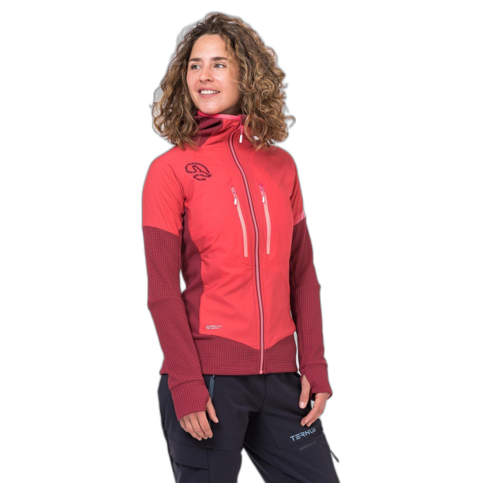 Kurtka TERNUA W Agile Hybrid /  czerwony